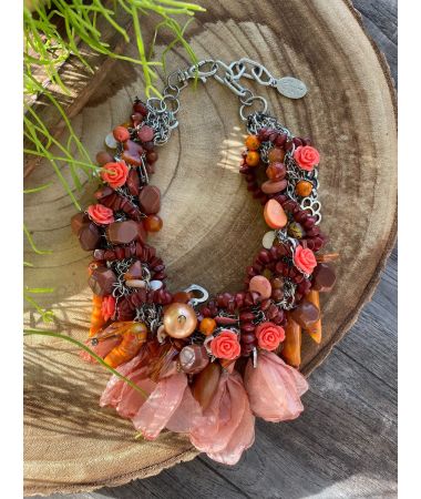 Ogrlica Autumn Flowers / Autumn Flowers Necklace