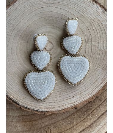 Uhani Heart de Soleil / Heart de Soleil Earrings