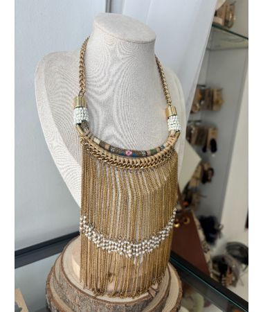 Ogrlica iz zlatih resic