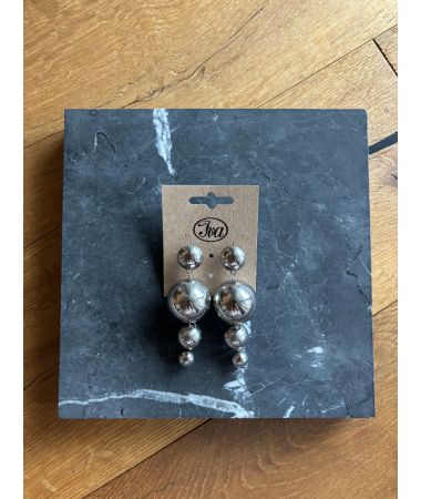 Uhani iz srebrnih kroglic