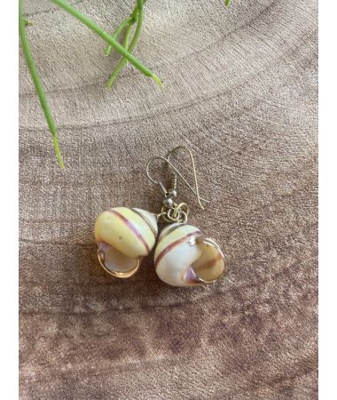 Uhani Small Snails / Small Snails Earrings