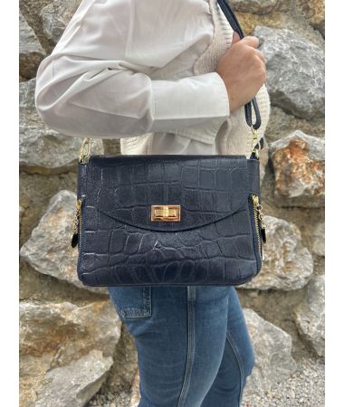 Torba Rose temno modra / The Rose bag dark blue