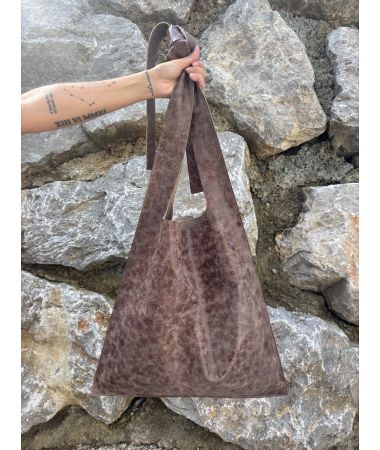 Torba Pillar sivo rjava