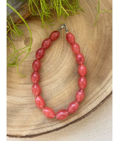 Ogrlica Češnjev Kamen / Cherry Stone Necklace