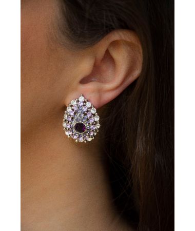 Uhani Diamond Fleur / The Diamond Fleur Earrings