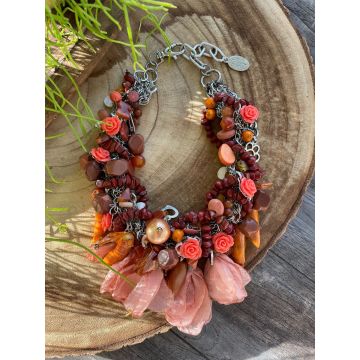 Ogrlica Autumn Flowers / Autumn Flowers Necklace