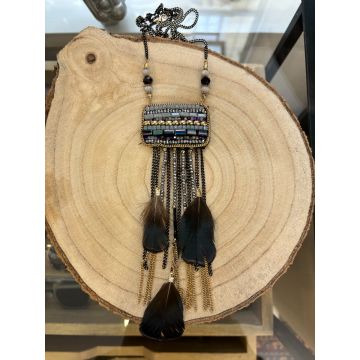 Ogrlica Feather Amulet / Feather Amulet Necklace 