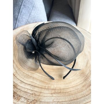 Unikaten obroč za lase črn / Unique Hair Band Black