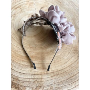 Unikaten obroč za lase roza / Unique Hair Band Pink