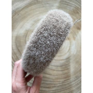 Obroč za lase kosmaten rjav / Furry Hair Band Brown