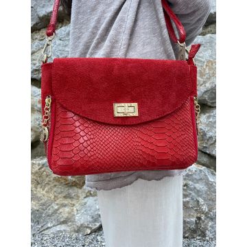 Torbica Rose Rdeča / The Rose Bag Red