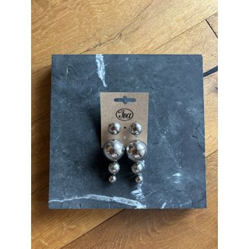 Uhani iz srebrnih kroglic