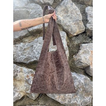 Torba Pillar sivo rjava