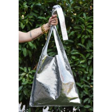 Torba Pillar Srebrna / Pillar Bag Silver
