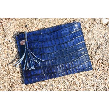 Torbica Giorgia Modra Kroko / Giorgia Bag Blue Croco