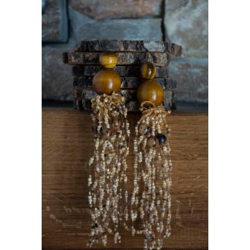 Uhani Wood X / Wood X Earrings