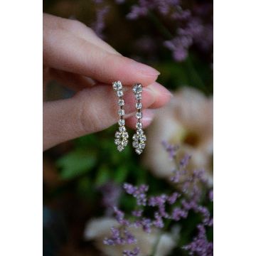 Uhani Diamond Rose Drop / The Diamond Rose Drop Earrings