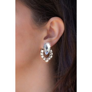 Uhani Diamond Shell / The Diamond Shell Earrings